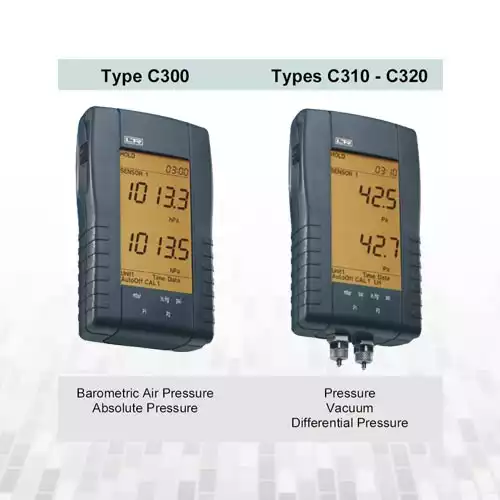 Portable Digital Manometer C300-C310-C320